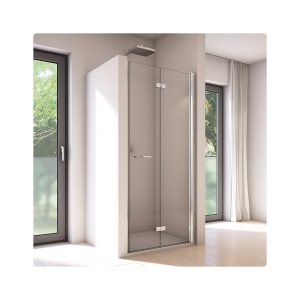 Drzwi prysznicowe prawe 90x200 cm Sanswiss Solino srebrny połysk SOLF1D0905007