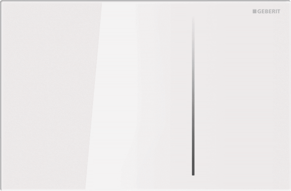 Zdjęcie Przycisk uruchamiający przedni Geberit Sigma70 szkło białe 115.620.SI.1