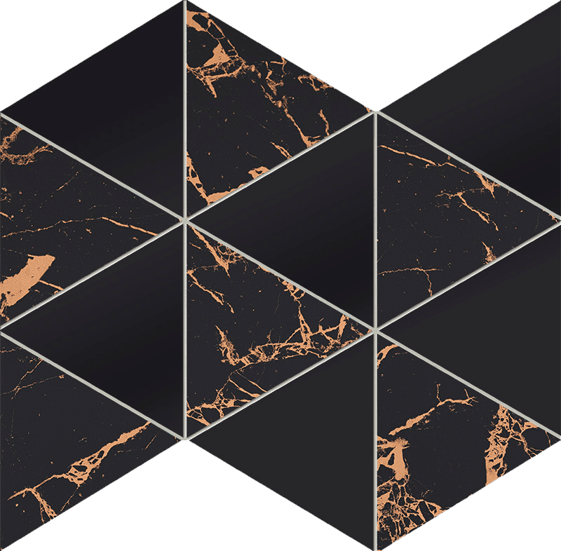 Mozaika ścienna 32,8x25,8 cm Tubądzin Gold Moon Dark MS-01-292-0328-0258-1-007