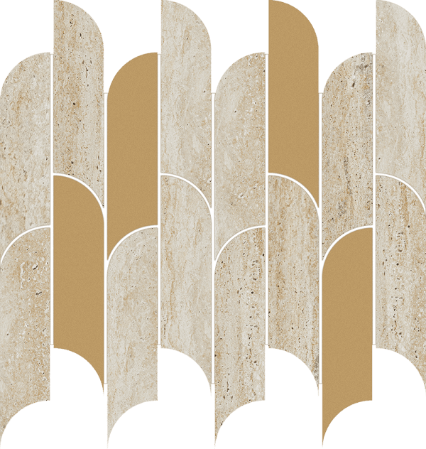 Zdjęcie Mozaika ścienna 29,8×27,2 cm Tubądzin Tissue Beige MS-01-288-0298-0272-1-011