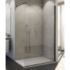 Zdjęcie Ścianka prysznicowa 80 cm wolnostojąca Sanwiss Easy Walk-In czarny mat/szkło przezroczyste STR4P0800607