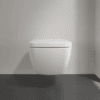 Zdjęcie Zestaw Villeroy&Boch Collaro Combi-Pack – miska WC podwieszana + deska sedesowa wolnoopadająca weiss alpin + STELAŻ GRATIS! 4626HS01