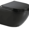 Zdjęcie Miska WC wisząca bezrantowa Emporia Nox 49×37 cm z deską wolnoopadająca czarny mat LT-046E-NR-MB