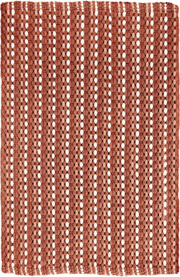 Zdjęcie Kleine Wolke Loop – ręcznie tkany Dywan kąpielowy czerwony 60x 90 cm nić szenilowa 9173304519