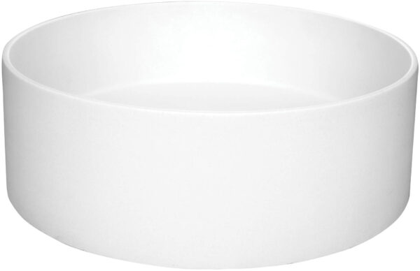 Zdjęcie Umywalka okrągła granitowa nablatowa Deante Silia 36×36 cm alabaster CQS_AU4S