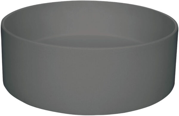 Zdjęcie Umywalka okrągła granitowa nablatowa Deante Silia 36×36 cm antracyt metalik CQS_TU4S