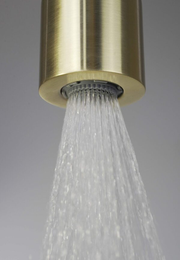Zdjęcie Zestaw prysznicowy podtynkowy z główką prysznicową Deante Silia złoty szczotkowany NQS_R9XK