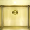 Zdjęcie Deante Olfato Precious Zlewozmywak stalowy 1-komorowy bez ociekacza 550x505x200 mm złoto szczotkowane ZPO_R10B