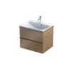 Zdjęcie Szafka podumywalkowa 60 cm dwie szuflady bez uchwytów Oristo Etna dąb kamienny OR52-SD2S-60-78