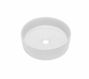 Umywalka ceramiczna nablatowa Emporia Rio 36x36 cm biały 8501