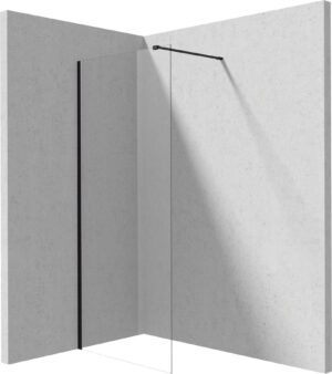 Ścianka prysznicowa walk-in Deante Prizma 80x195 cm nero KTJ_N38P