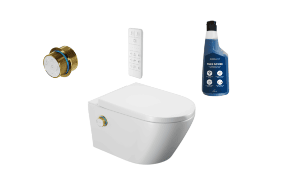 Zdjęcie Dakota 2.0 zestaw z toaletą myjącą, złotym pokrętłem, pilotem do zdalnego sterowania + płyn do dezynfekcji >>>GRATIS<<<