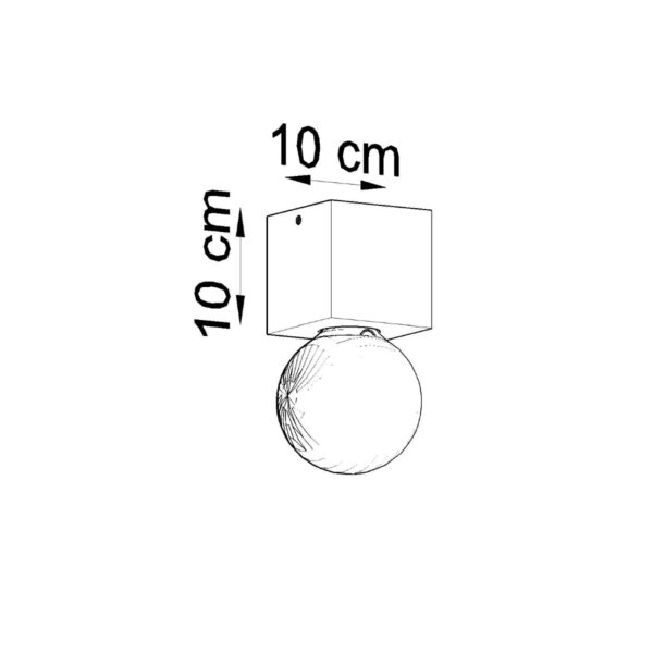 Zdjęcie Plafon Sollux Ariz Peach Puff naturalne drewno SL.0675