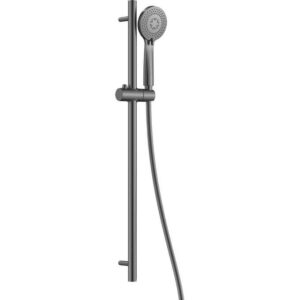 Zestaw prysznicowy 3-funkcyjny z drążkiem titanium Deante Arnika NQA_D51K