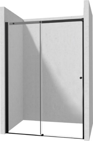 Drzwi prysznicowe przesuwne Deante Kerria Plus 170 cm nero KTSPN17P