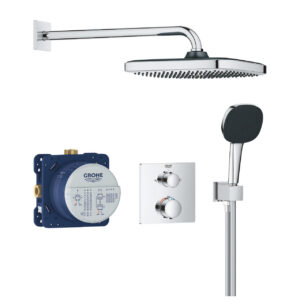 GROHE Precision Thermostat - podtynkowy zestaw prysznicowy z deszczownicą Vitalio Comfort chrom 34882000
