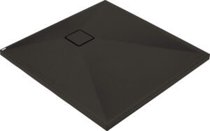 Deante Correo Brodzik kwadratowy granitowy 90x90 cm czarny KQR_N41B