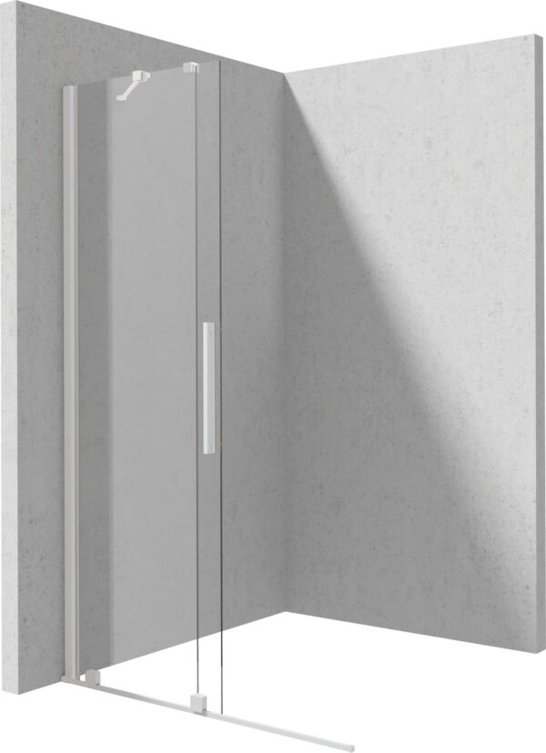Zdjęcie Ścianka prysznicowa walk-in – przesuwna Deante Prizma 120×195 cm bianco KTJ_A32R