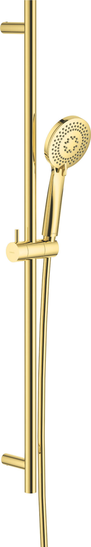Deante Arnika Gold - zestaw prysznicowy 3-funkcyjny z drążkiem złoty NQA_Z51K