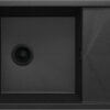 Zdjęcie Zlewozmywak granitowy Deante Magnetic grafit 1 z ociekaczem 820X500X219, 3,5