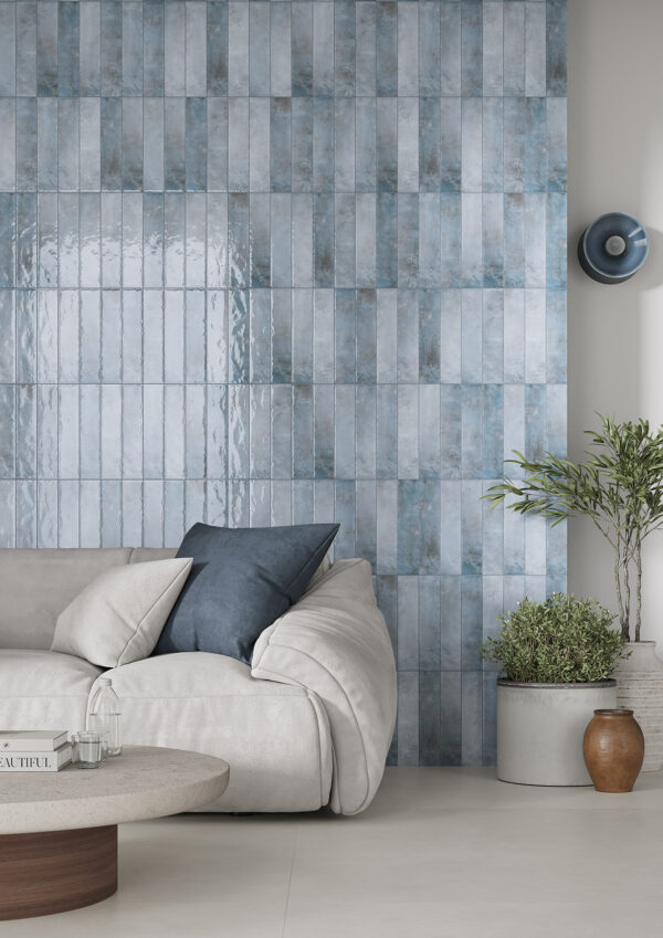 Zdjęcie Mozaika nacinana 19,8×29,8 cm Paradyż Monpelli Blue Murano